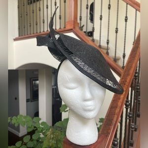 Kentucky Derby Black Handmade Fascinator